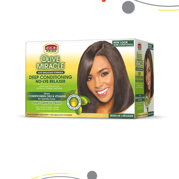 African Pride Olive Miracle Regular Relaxer Kit (1)